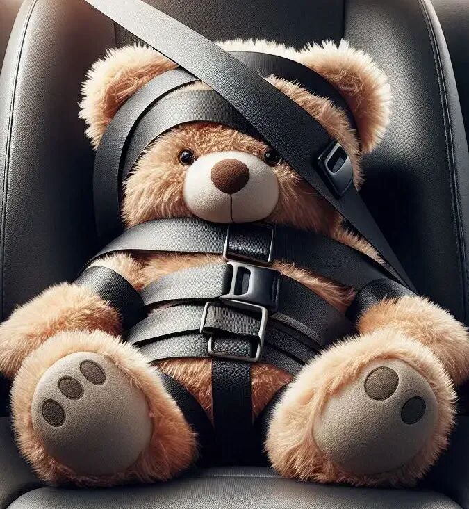 Klikni za povećanje bear buckled up