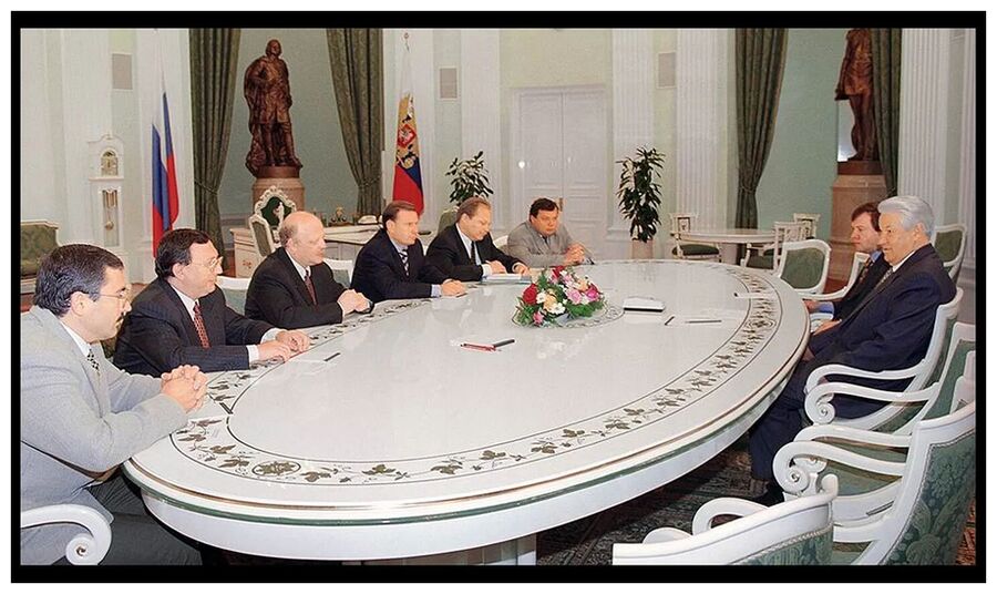 Meeting Yeltsins