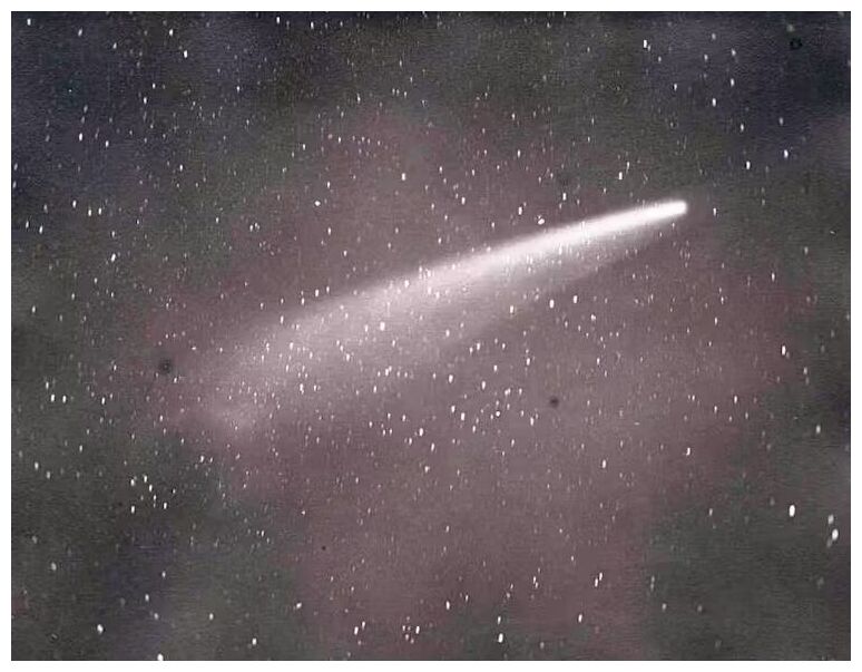Klikni za povećanje The Great Comet of 1882, as seen from South Africa.