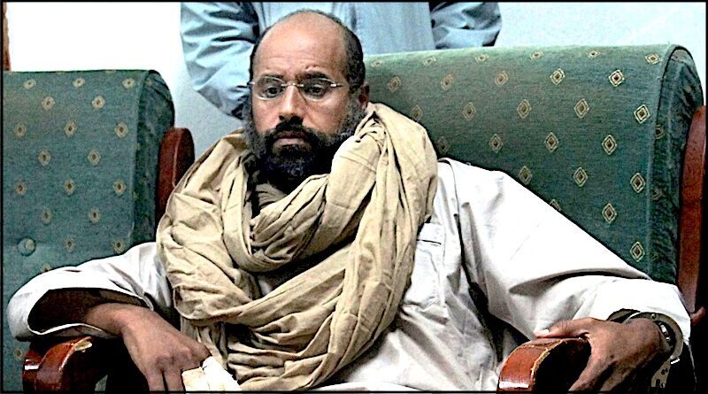 Klikni za povećanje Saif al-Islam Gaddafi and aides