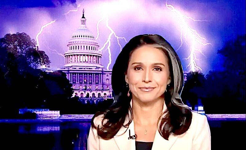 Gabbard Capitol lightning