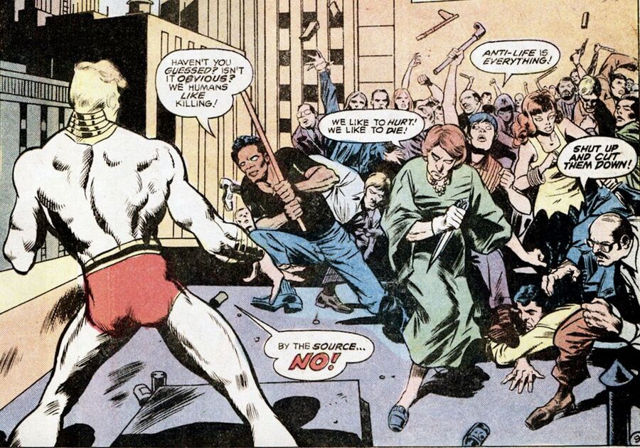 Klikni za povećanje DC Comics: New Gods #6 (1972), written and illustrated by Jack Kirby