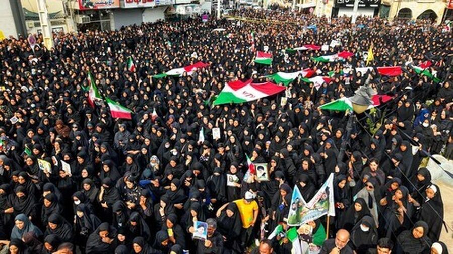 Minab, Iran, sprovod učenika