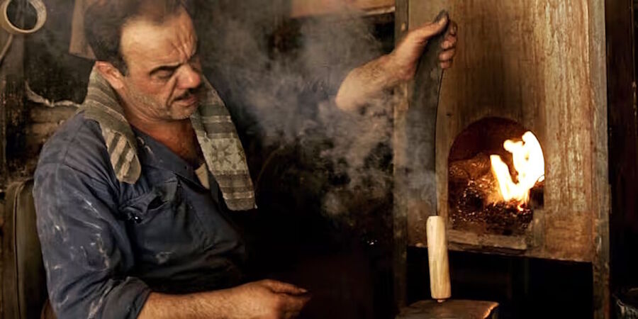 Klikni za povećanje blacksmith syria damascus steel