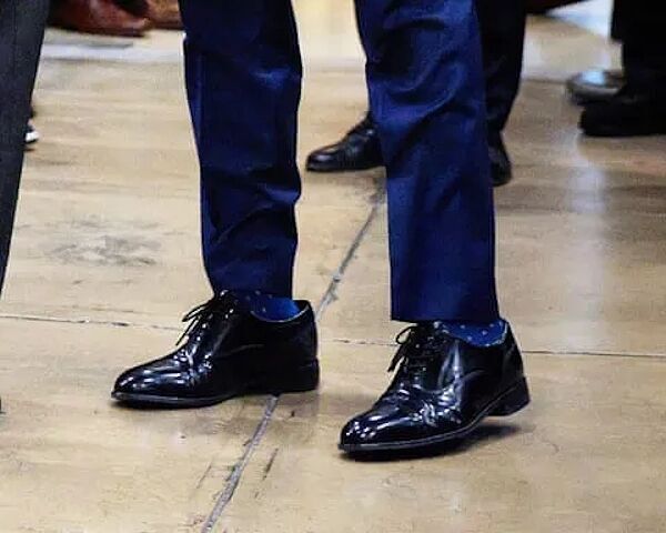 Klikni za povećanje trump matching shoes administration Davos