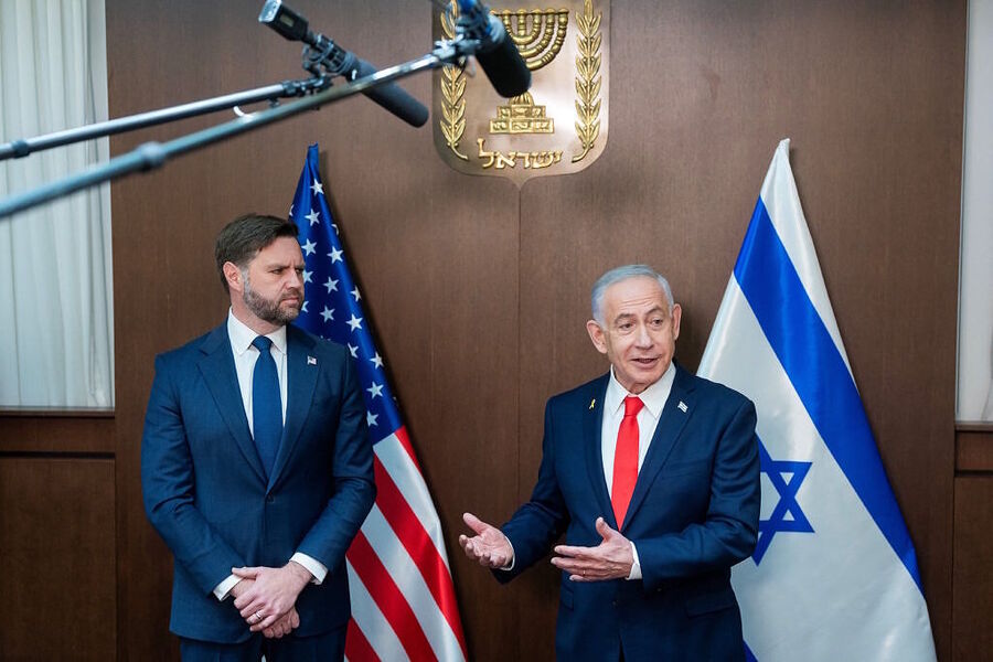 Klikni za povećanje jd vance netanyahu