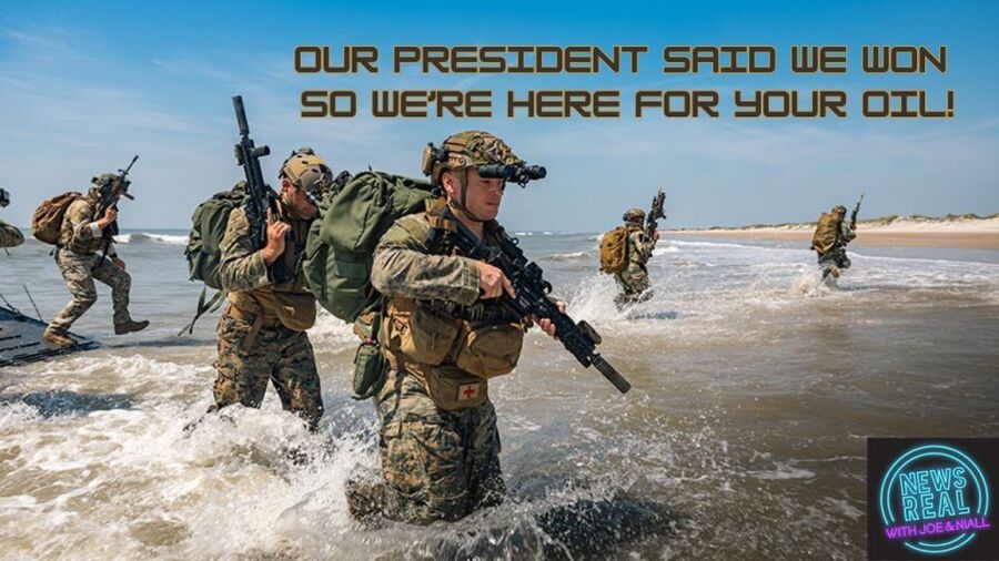 trump oil marines iran newsreal