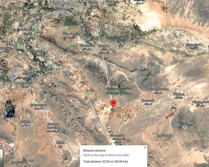 Isfahan nuclear facility and air strip