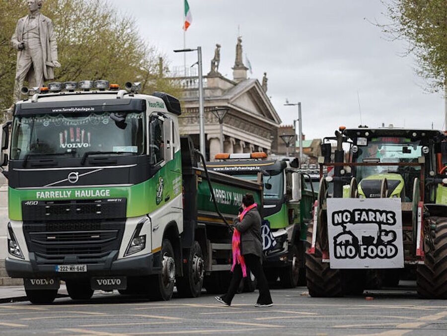 ireland fuel tax protest