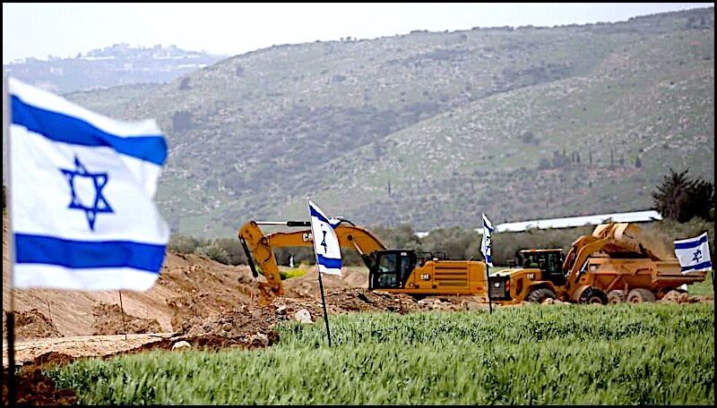 Flags Israeli construction WBank