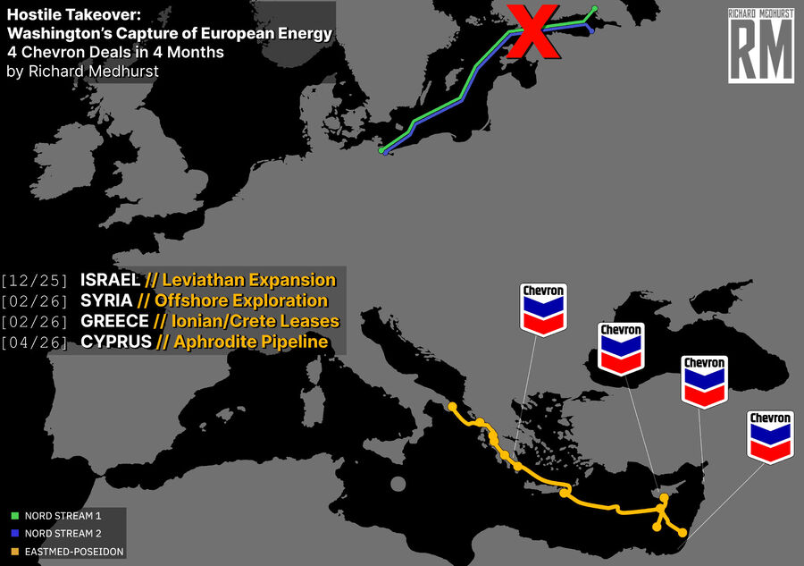 Klikni za povećanje chevron levantine basin gas europe
