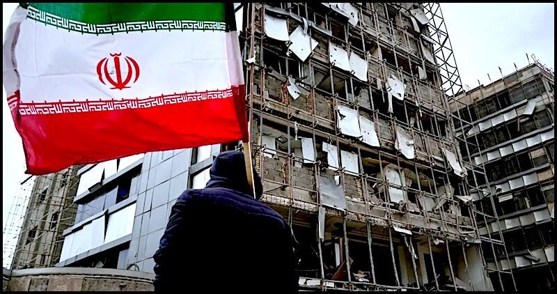 Iran hospital damaged
