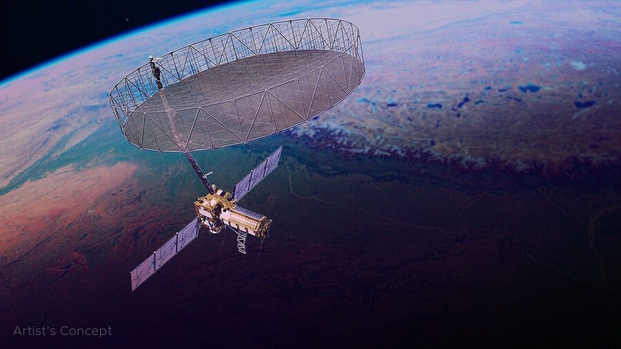 Klikni za povećanje NISAR satellite land measurement