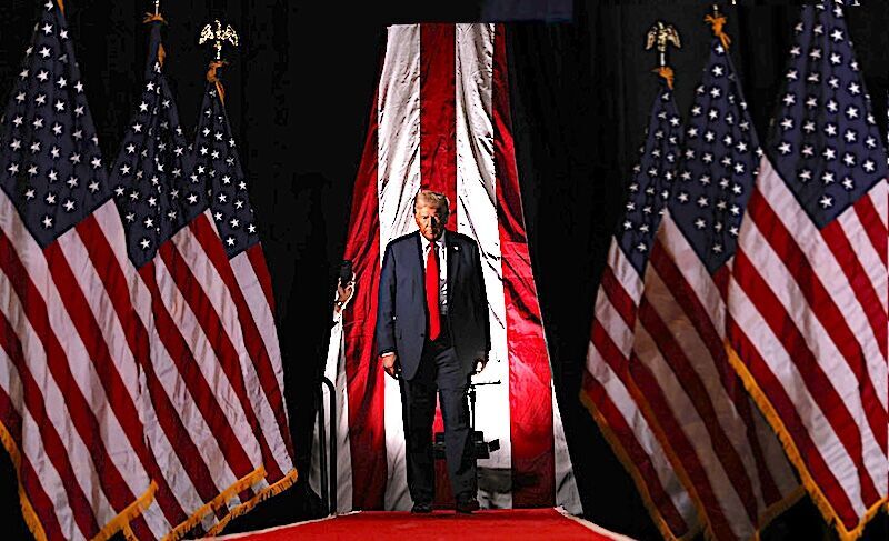Trump flags