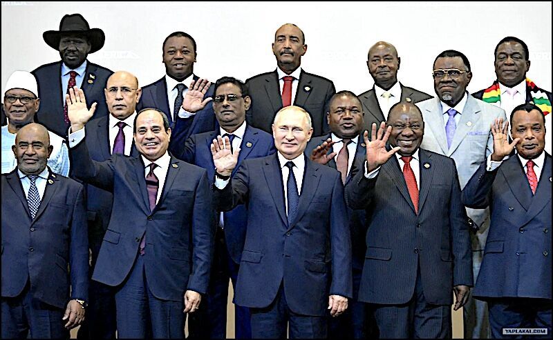 Putin and Africans