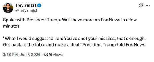 Klikni za povećanje trump iran order make deal no more shooting