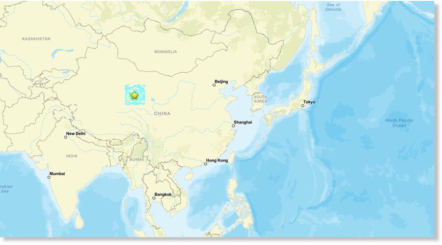 Klikni za povećanje A serious earthquake struck China the morning of June 16, 2026 leaving at least one person dead and several others injured, according to preliminary information from local state media and the United States Geological Survey.