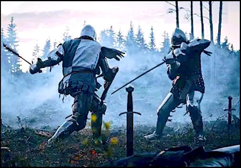 Middle ages fighting