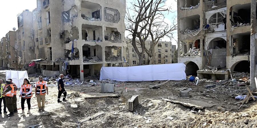 Klikni za povećanje iran missile strike Israel war