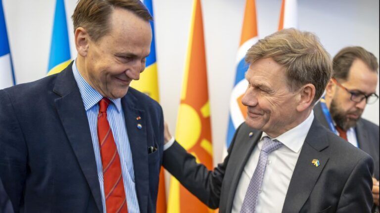Radosław Sikorski i Johann Wadephul