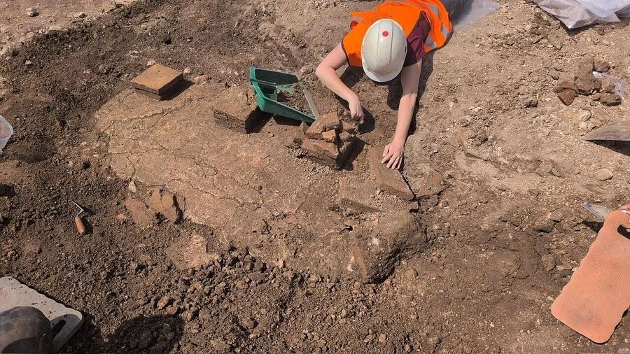 Klikni za povećanje excavation roman bath house netherlands