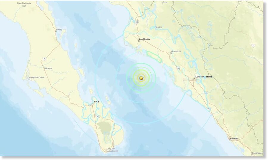 6.0-magnitude earthquake strikes in the Gulf of California