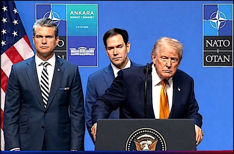 Klikni za povećanje Trump Hegseth Rubio