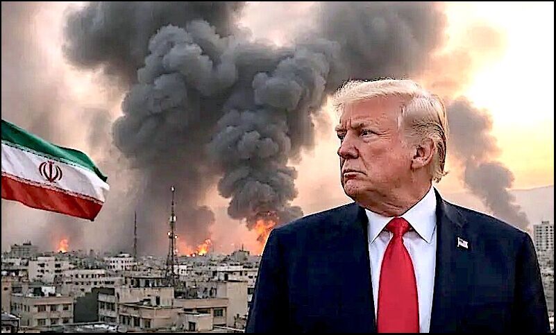 Trump Iran bombing background