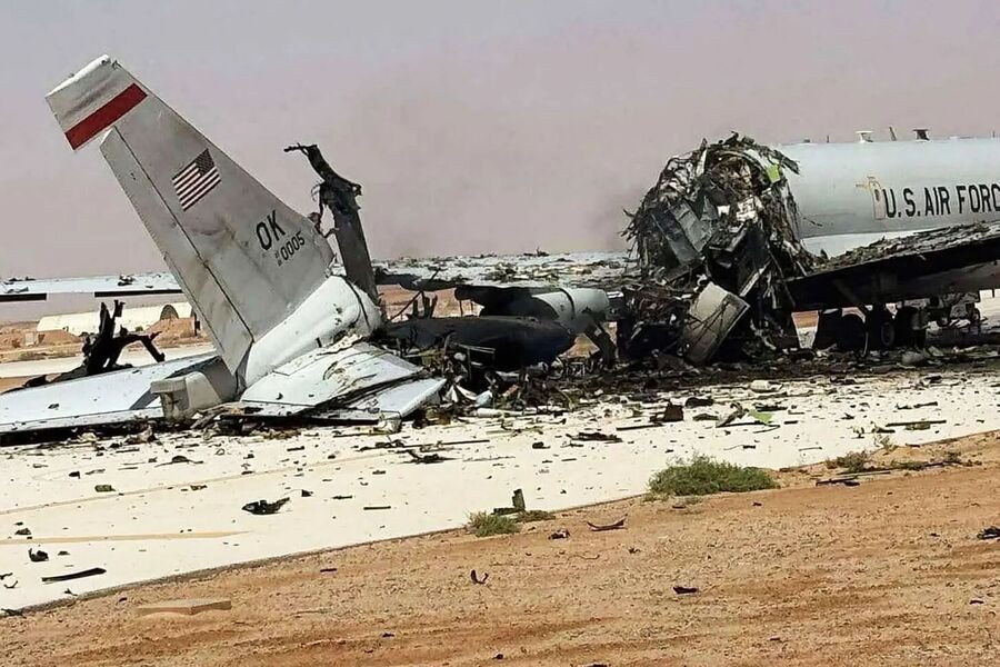 us plane bombed Iran