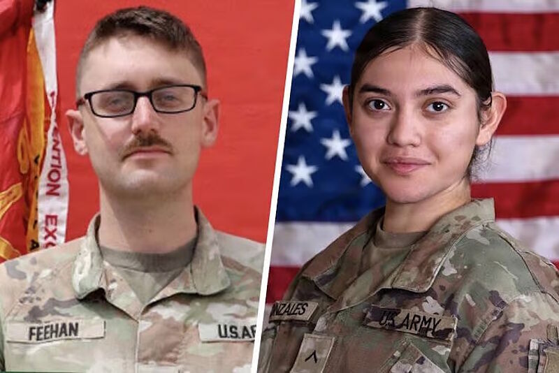 Klikni za povećanje 1LT Tyler Feehan and PVT Isabella Gonzales dead israel iran war