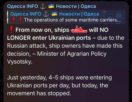 Klikni za povećanje russia blocade odessa port