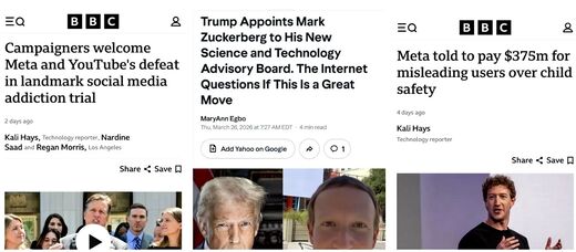 Klikni za povećanje bbc zuckerbergerg meta scandals